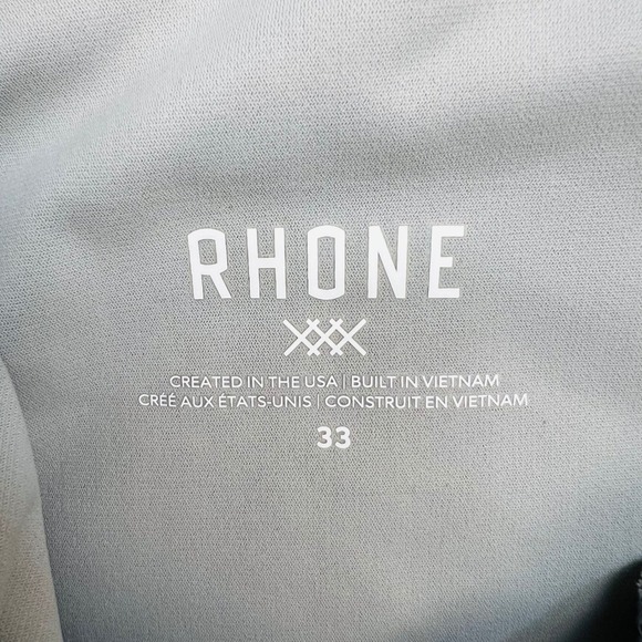 Rhone Commuter Pro Trouser Men's 33x32 Griffin Grey Plaid Flex-Knit Slim NWT - Picture 10 of 12